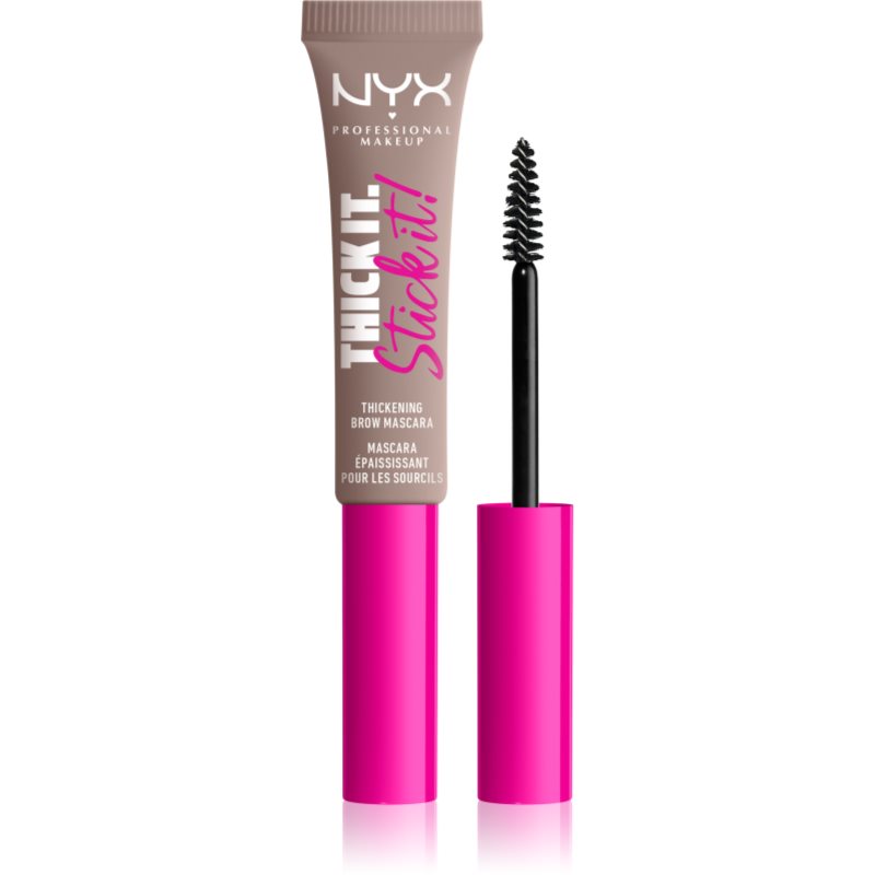 Nyx Professional Makeup Thick It Stick It Brow Mascara Mascara Per Sopracciglia Colore 02 Cool Blonde 4,2 G