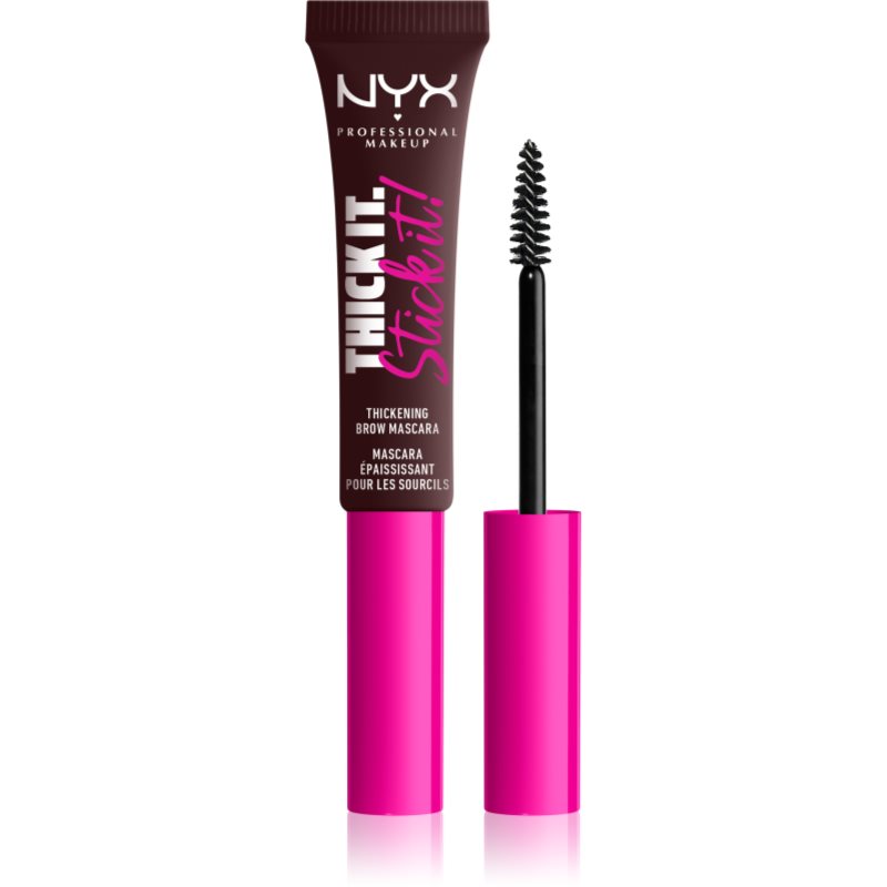 Nyx Professional Makeup Thick It Stick It Brow Mascara Mascara Per Sopracciglia Colore 07 Espresso 7 Ml