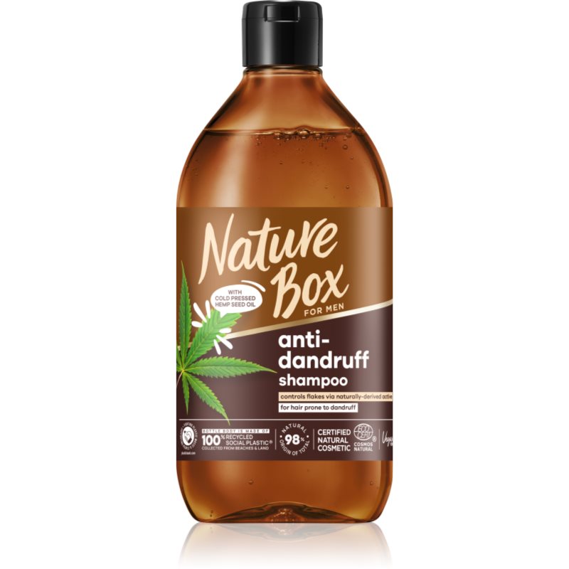 Nature Box Hemp Seed Shampoo Antiforfora 3 In 1 Per Uomo 385 Ml
