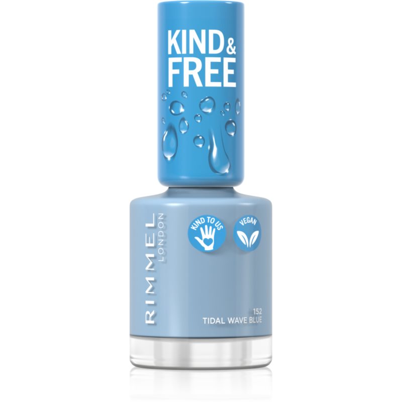 Rimmel Kind & Free Smalto Per Unghie Colore 152 Tidal Wave Blue 8 Ml