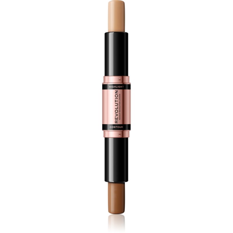 Makeup Revolution Fast Base Matitone Doppio Per Contouring Colore Medium 2X4,3 G