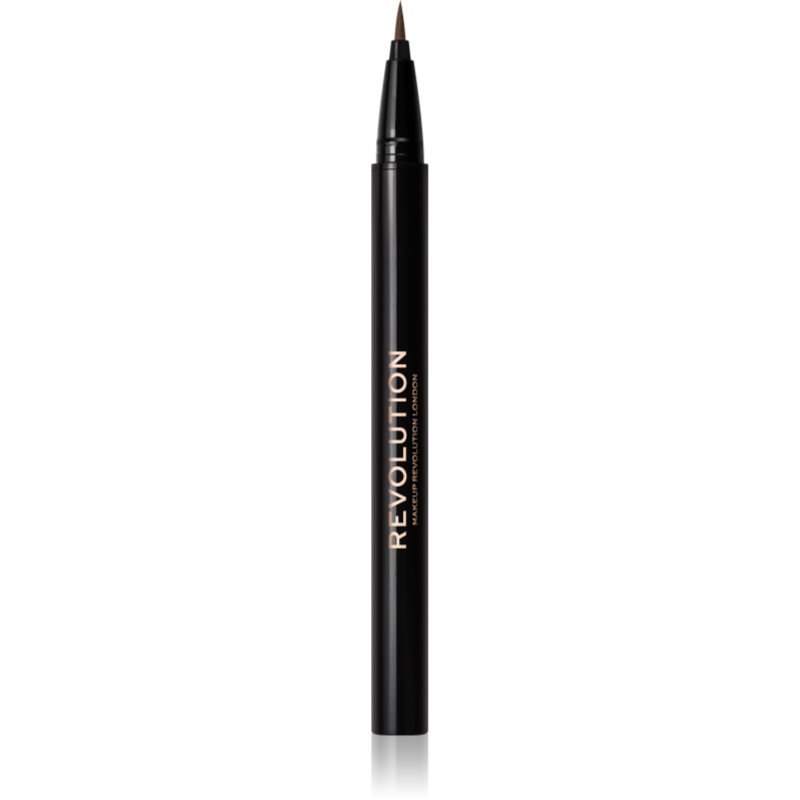 Makeup Revolution Hair Stroke Brow Pen Matita Per Sopracciglia Colore Medium Brown 0,5 Ml