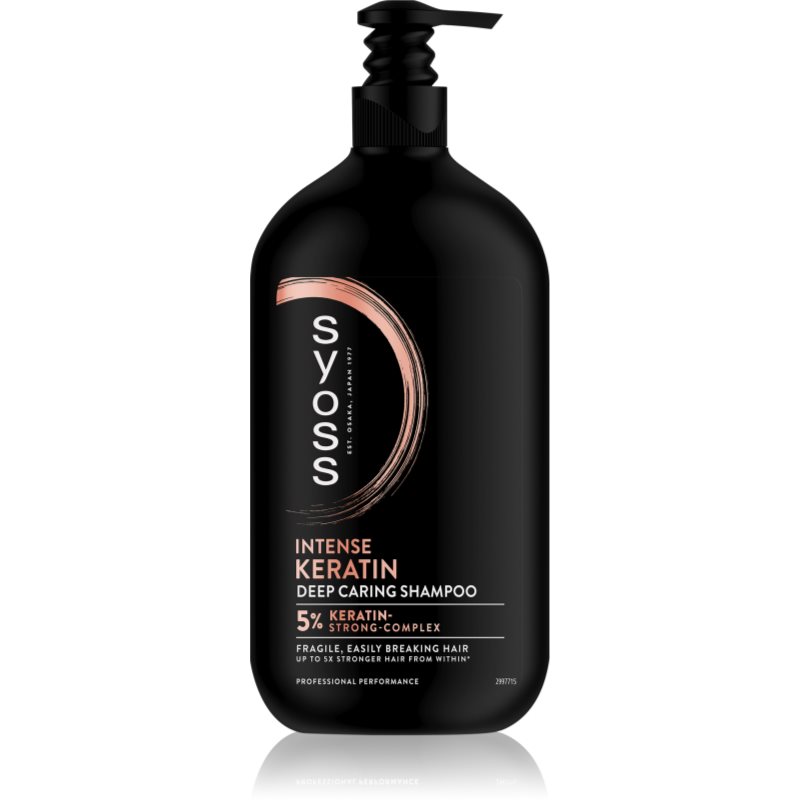 Syoss Keratin Shampoo Alla Keratina Contro La Rottura Dei Capelli 750 Ml