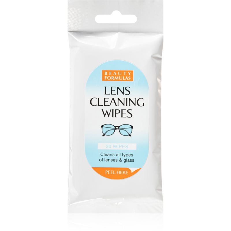 Beauty Formulas Lens Cleaning Salviette Detergenti Per Occhiali 20 Pz