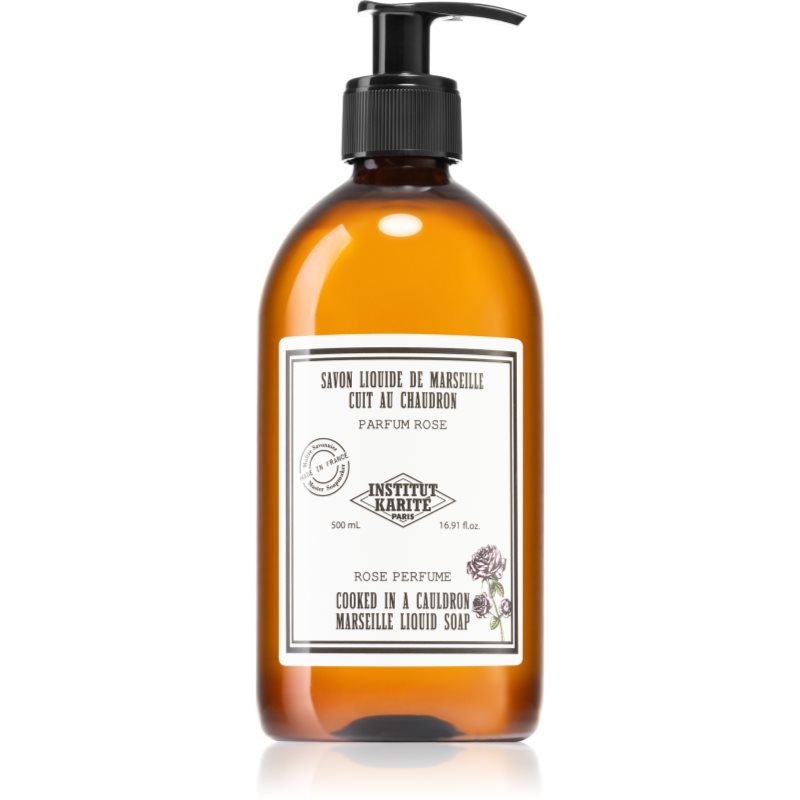 Institut Karité Paris Rose Marseille Liquid Soap Sapone Liquido Per Le Mani 500 Ml