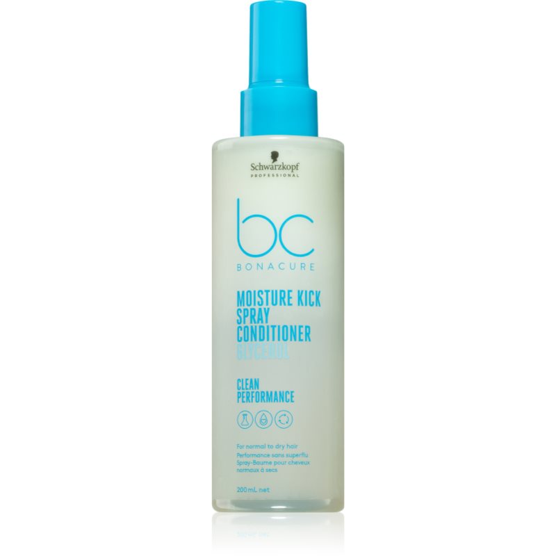Schwarzkopf Professional Bc Bonacure Moisture Kick Balsamo Senza Risciacquo Per Capelli Normali E Secchi 200 Ml
