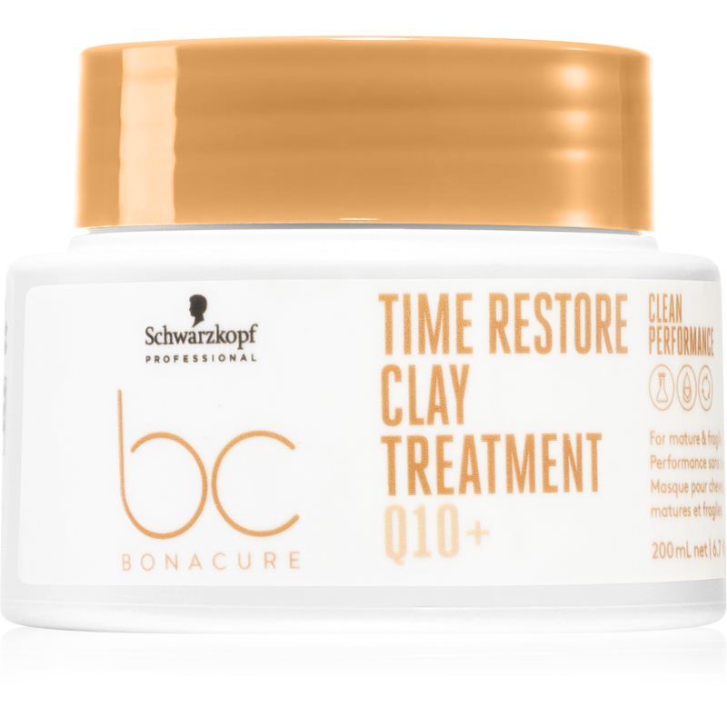 Schwarzkopf Professional Bc Bonacure Time Restore Maschera All'Argilla Per Capelli Maturi 200 Ml