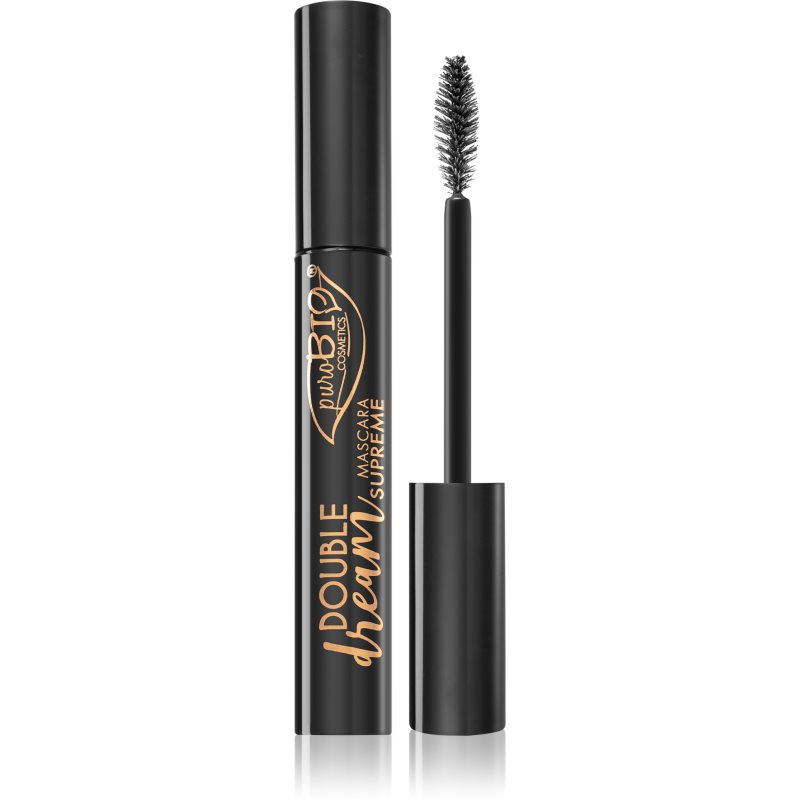 Purobio Cosmetics Double Dream Mascara Definizione Effetto Nutriente 11 Ml