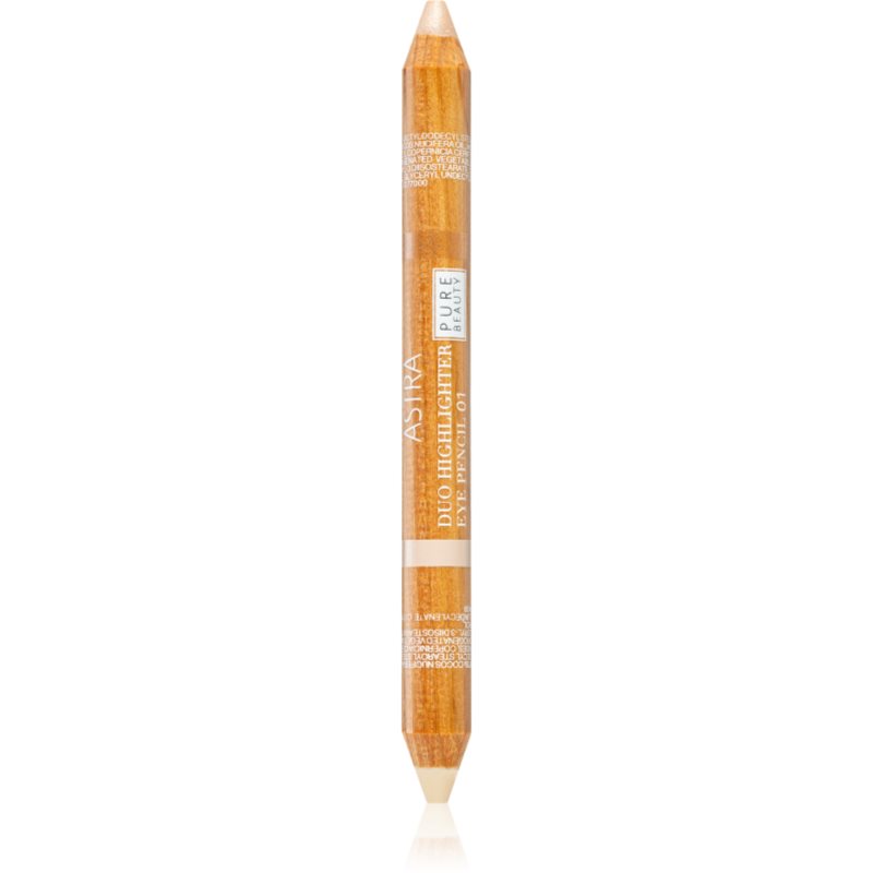Astra Make-Up Pure Beauty Duo Highlighter Matita Illuminante Per Sopracciglia Colore Lemon Zest 4,2 G