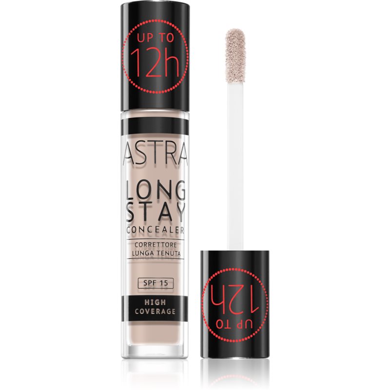 Astra Make-Up Long Stay Correttore Ultra Coprente Spf 15 Colore 01W Butter 4,5 Ml