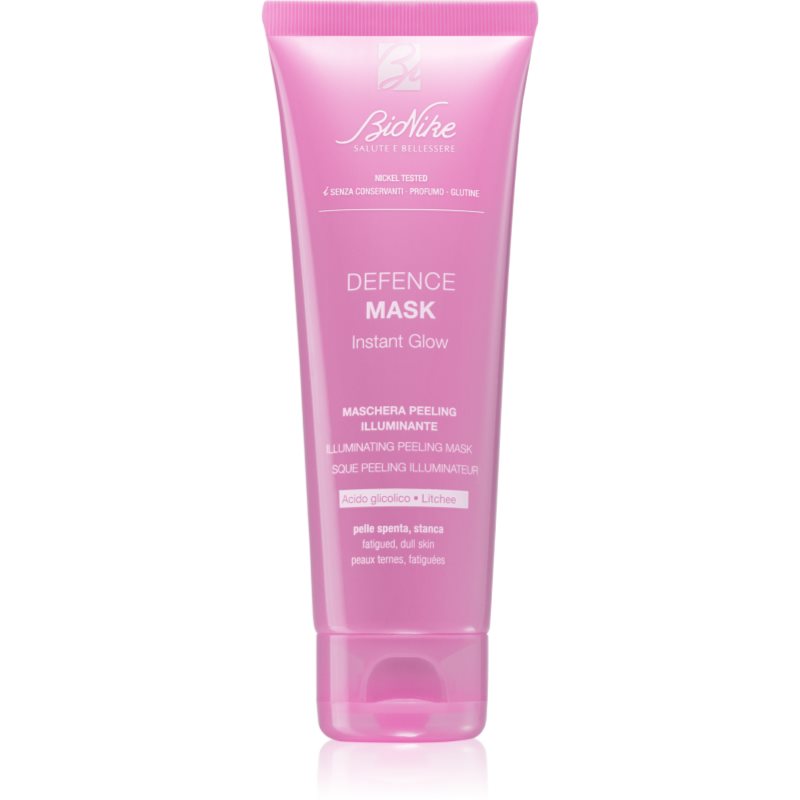 Bionike Defence Mask Maschera Esfoliante Illuminante Viso Per Pelli Stanche 75 Ml