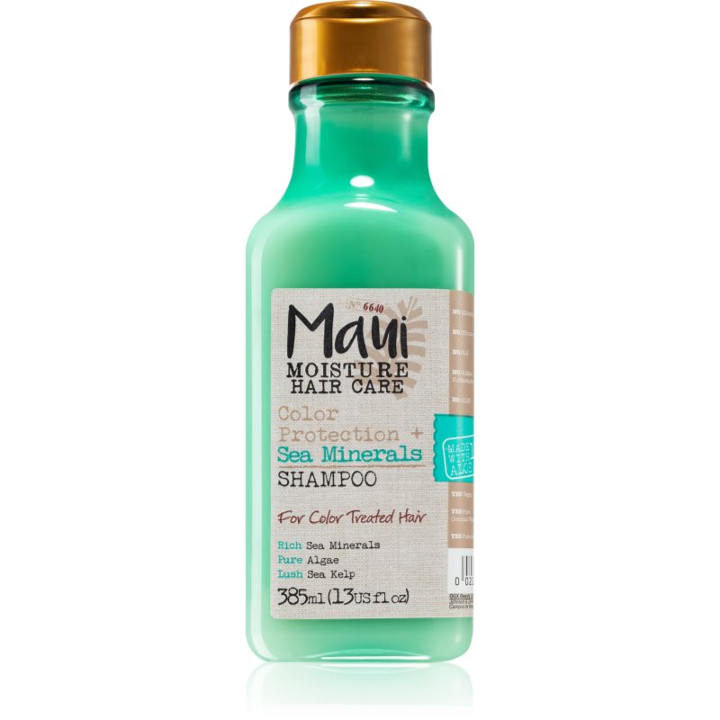Maui Moisture Colour Protection + Sea Minerals Shampoo Illuminante E Rinforzante Per Capelli Tinti Con Minerali 385 Ml
