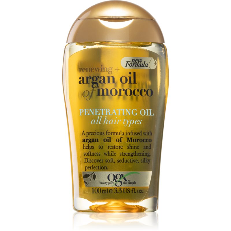 Ogx Argan Oil Of Morocco Olio Nutriente Per Capelli Brillanti E Morbidi 100 Ml