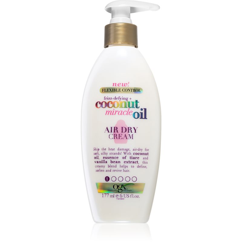 Ogx Coconut Miracle Oil Crema Lisciante Contro I Capelli Crespi 177 Ml
