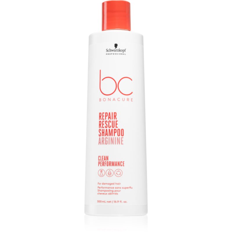 Schwarzkopf Professional Bc Bonacure Repair Rescue Shampoo Per Capelli Rovinati E Secchi 500 Ml