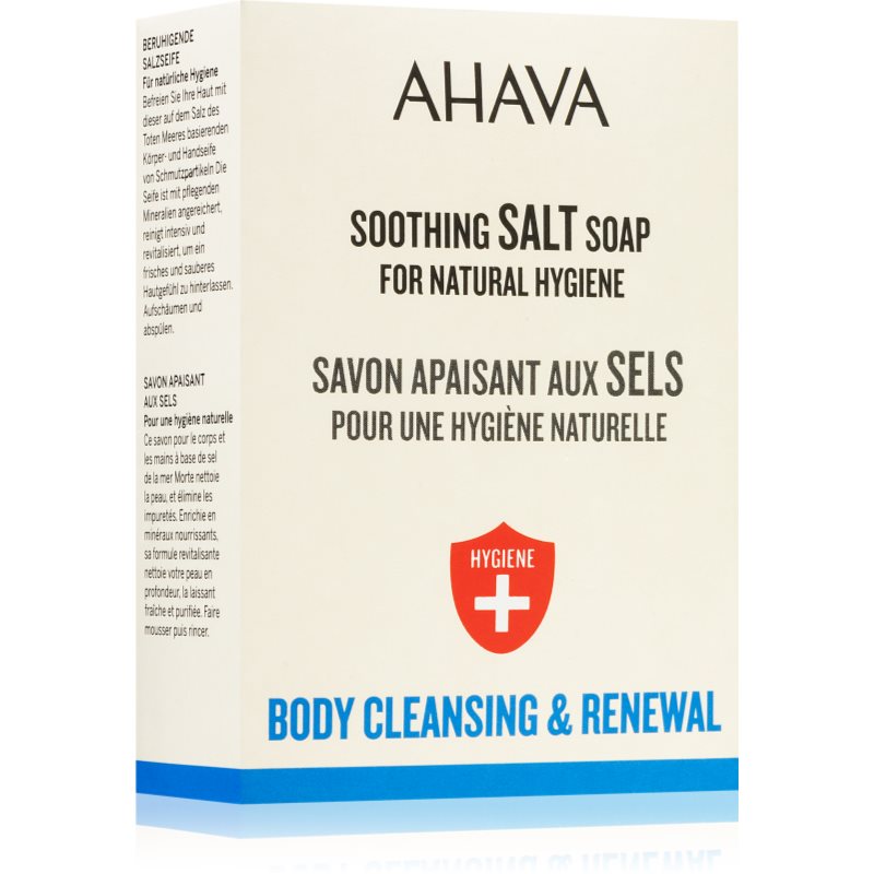 Ahava Hygiene+ Soothing Salt Soap Sapone Solido Per Lenire La Pelle 100 G