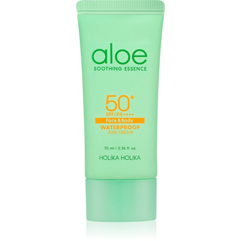 Holika Holika Aloe Soothing Essence Crema Abbronzante Waterproof Spf 50+ 70 Ml