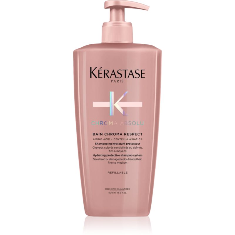 Kérastase Chroma Absolu Bain Chroma Respect Shampoo Idratante Per Capelli Tinti 500 Ml