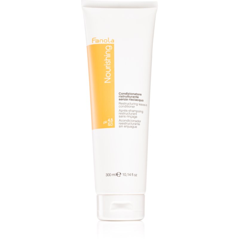 Fanola Nourishing Balsamo Senza Risciacquo Per Capelli Rovinati E Secchi 300 Ml