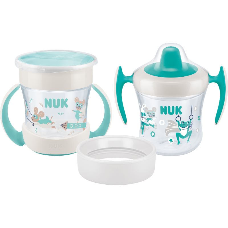 Nuk Mini Cups Set Mint/Turquoise Tazza 3 In 1 6M+ Neutral 160 Ml