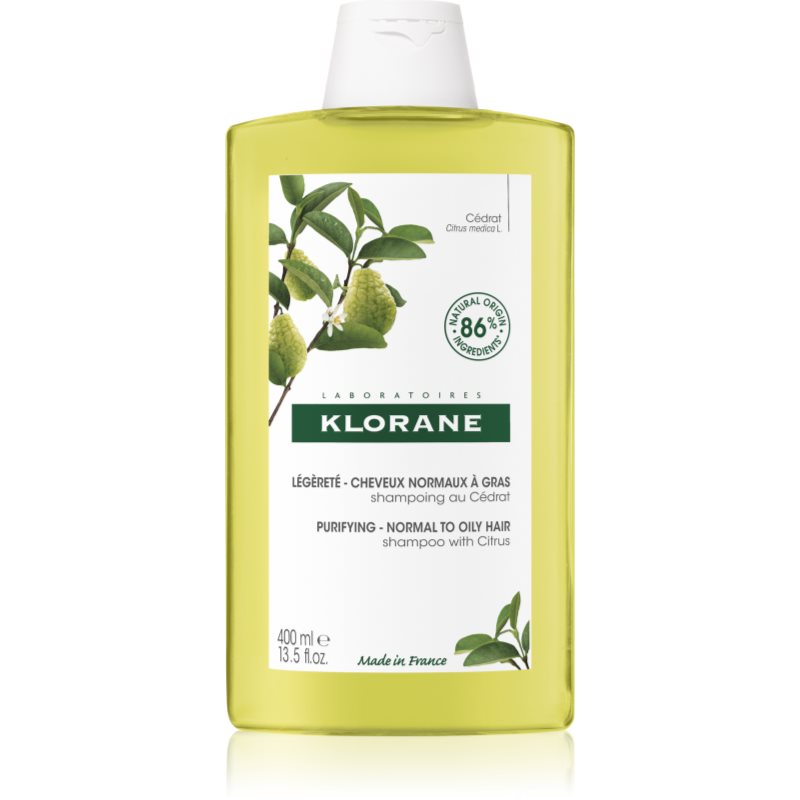 Klorane Cédrat Shampoo Detergente Per Capelli Normali E Grassi 400 Ml