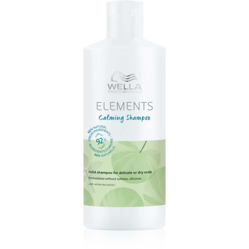 Wella Professionals Elements Calming Shampoo Lenitivo Per Cuoi Capelluti Sensibili 500 Ml