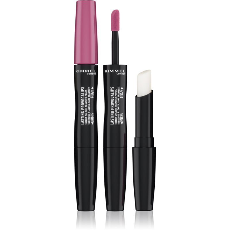 Rimmel Lasting Provocalips Double Ended Rossetto Lunga Tenuta Colore 410 Pinky Promise 3,5 G