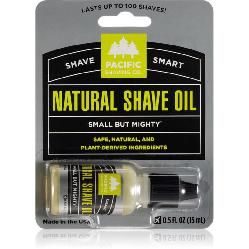 Pacific Shaving Natural Shaving Oil Olio Per Rasatura 15 Ml