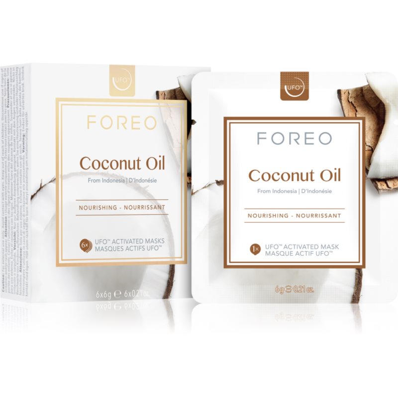 Foreo Ufo™ Coconut Oil Maschera Di Nutrimento Profondo 6X6 G