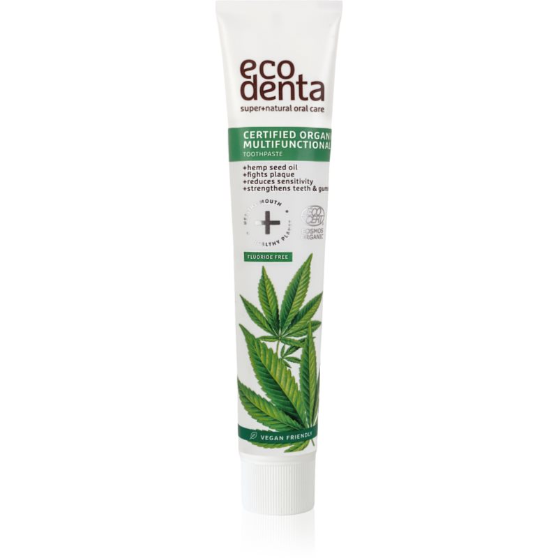 Ecodenta Certified Organic Multifunctional With Hemp Dentifricio Naturale 75 Ml