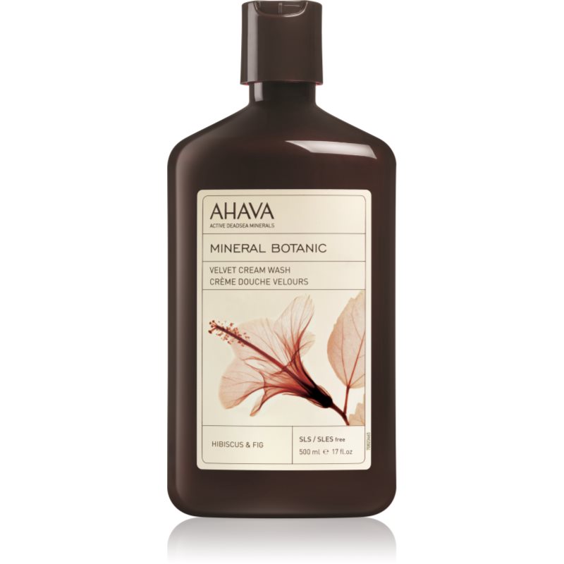 Ahava Mineral Botanic Hibiscus & Fig Crema Doccia Effetto Velluto Hibiscus E Fico 500 Ml