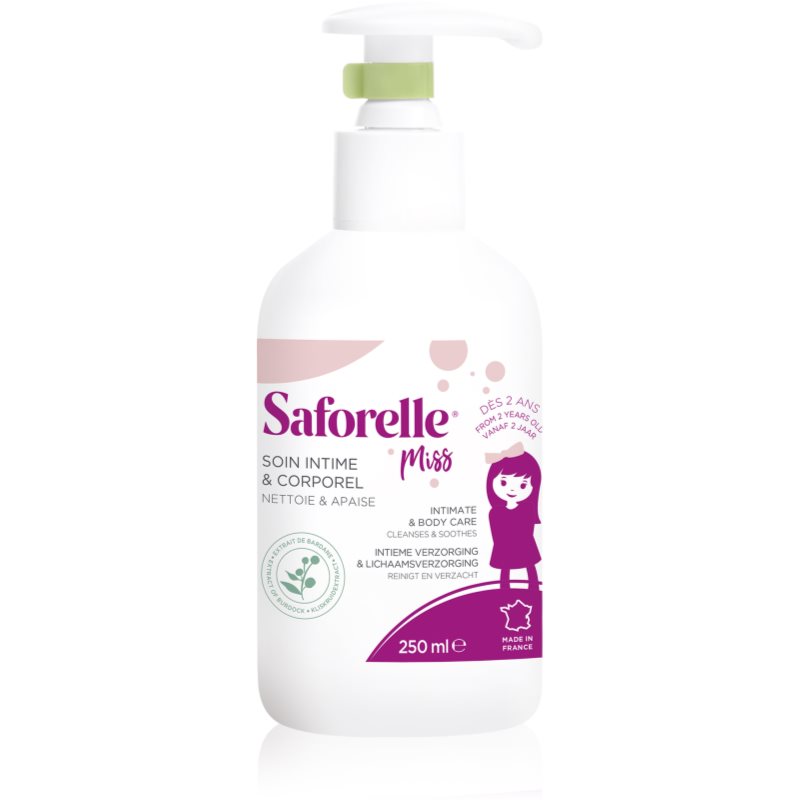 Saforelle Miss Gel Delicato Per L'Igiene Intima Per Bambini 250 Ml