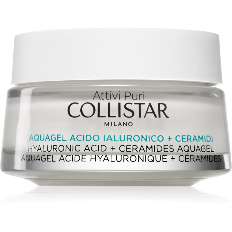 Collistar Attivi Puri Hyaluronic Acid + Ceramides Aquagel Crema-Gel Idratante Effetto Illuminante Con Acido Ialuronico 50 Ml