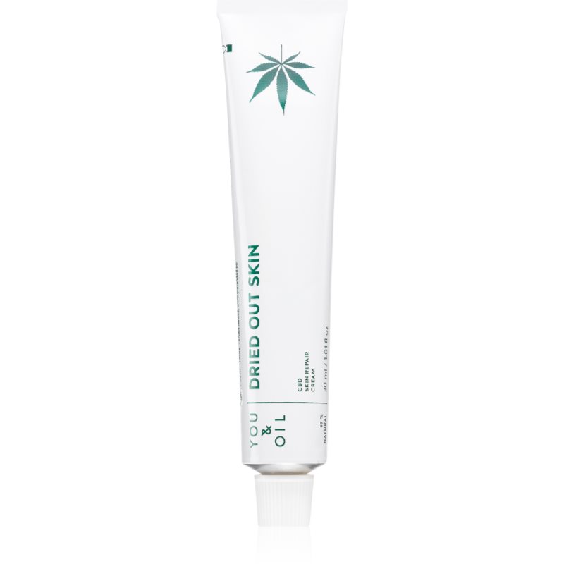 You&Oil Cbd (5%) Dried Out Skin Crema Nutriente Rigenerante Per Pelli Disidratate E Molto Secche 30 Ml