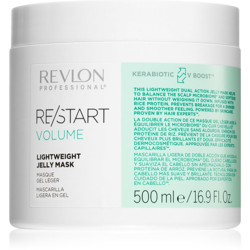 Revlon Professional Re/Start Volume Maschera Per Capelli Delicati E Mosci 500 Ml