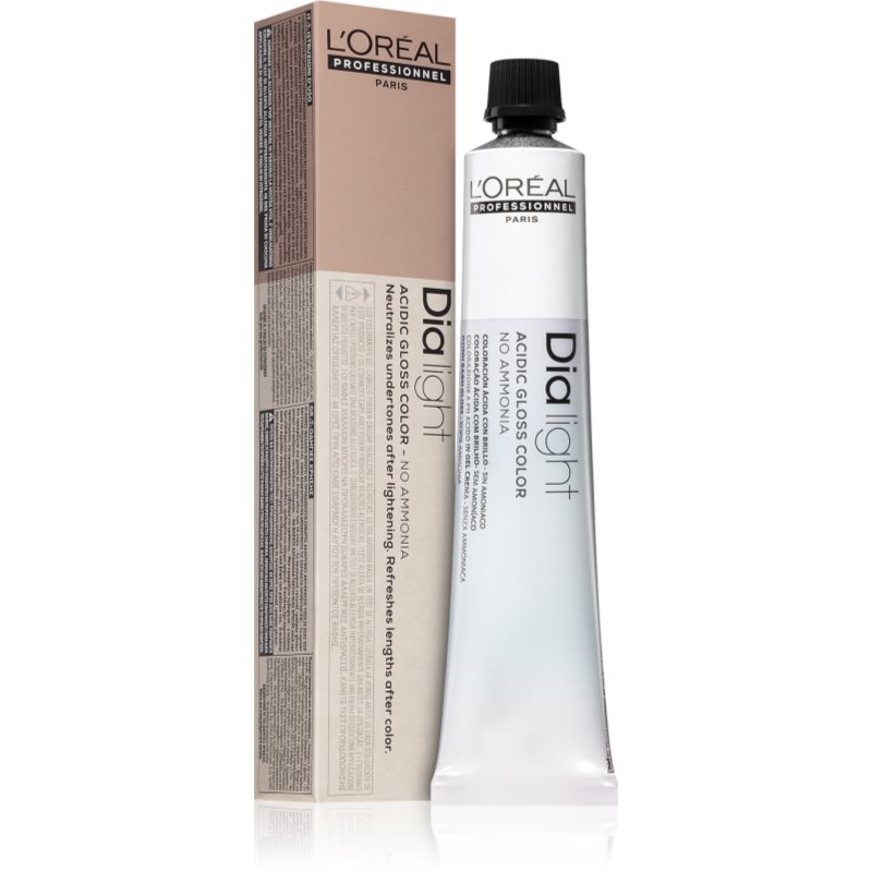 L’Oréal Professionnel Dia Light Tinta Permanente Per Capelli Senza Ammoniaca Colore 8.23 Biondo Chiaro Iresé Dorato 50 Ml