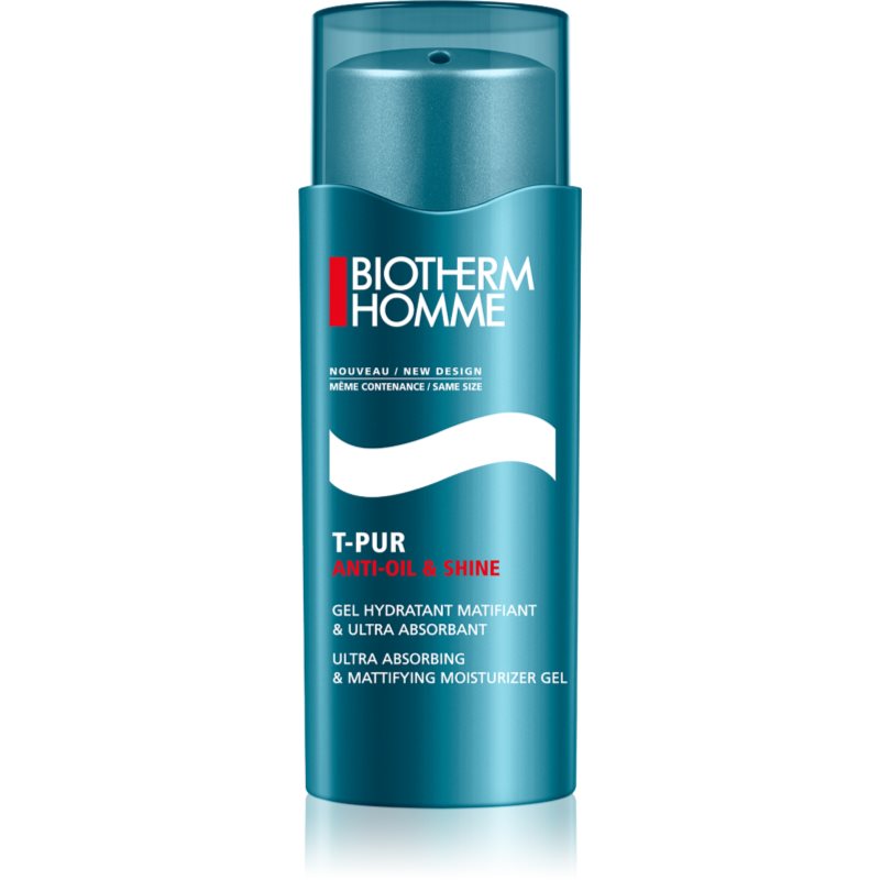 Biotherm Homme T-Pur Anti-Oil & Shine Gel Opacizzante Effetto Idratante 50 Ml
