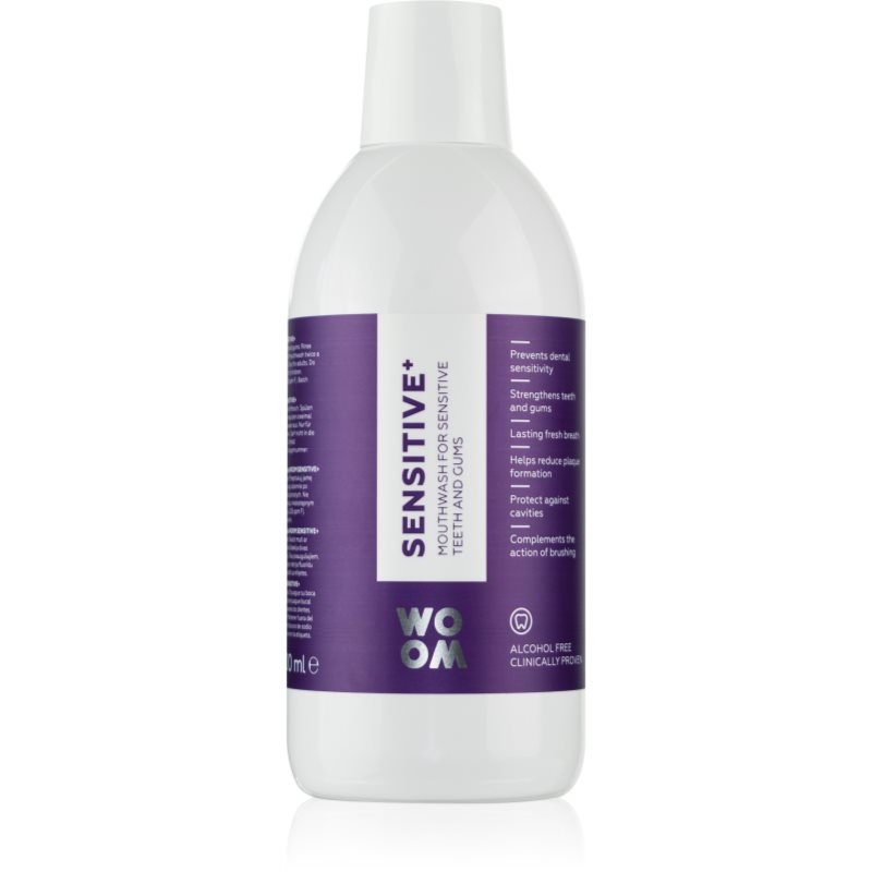 Woom Sensitive+ Mouthwash Collutorio Per Denti E Gengive Sensibili 500 Ml