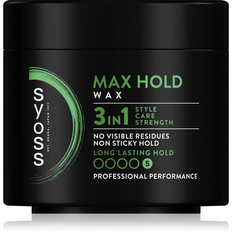 Syoss Max Hold Cera Modellante Con Fissaggio Extra Forte 150 Ml