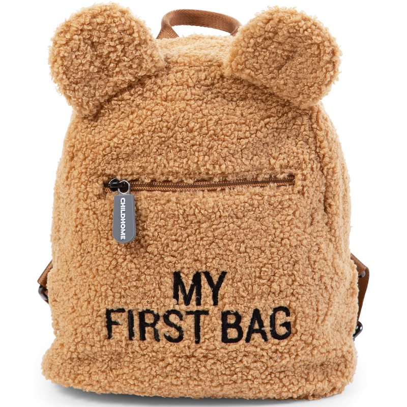 Childhome My First Bag Teddy Beige Zaino Per Bambini 20X8X24 Cm