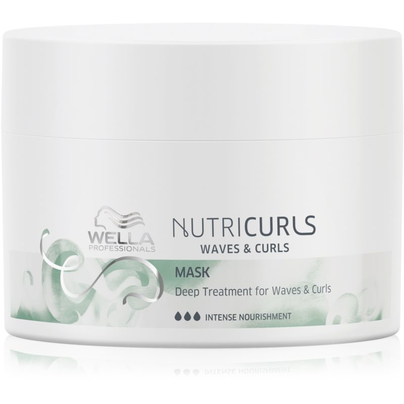 Wella Professionals Nutricurls Waves & Curls Maschera Lisciante Per Capelli Mossi E Ricci 150 Ml