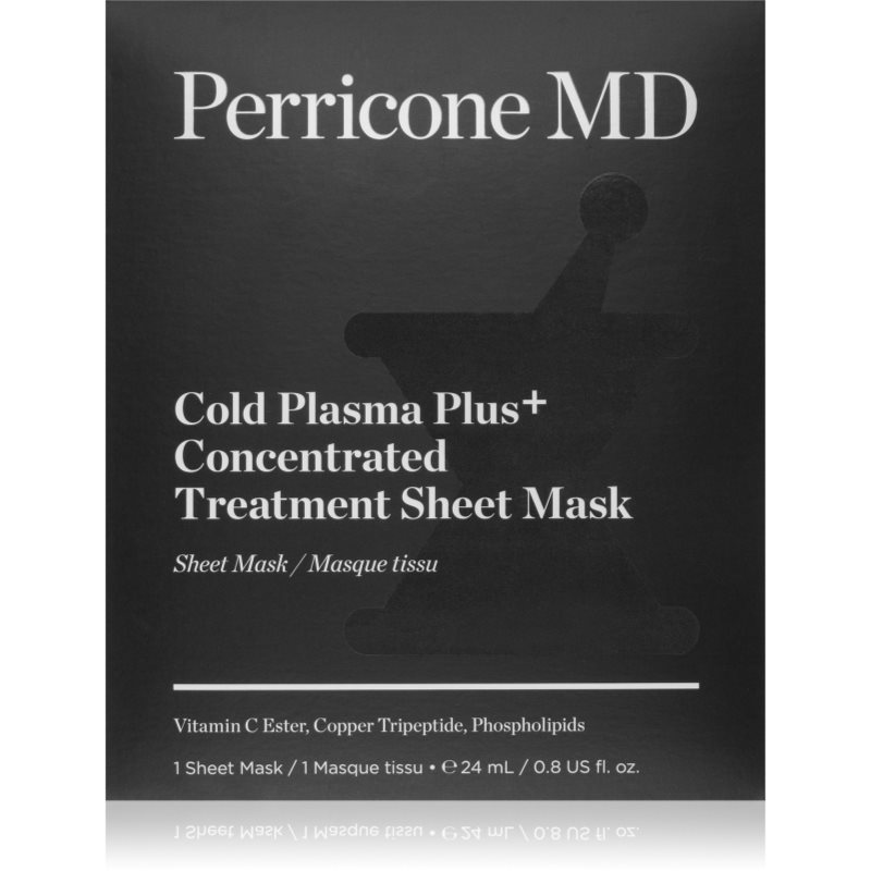 Perricone Md Cold Plasma Plus+ Treatment Sheet Mask Maschera In Tessuto Nutriente 1 Pz
