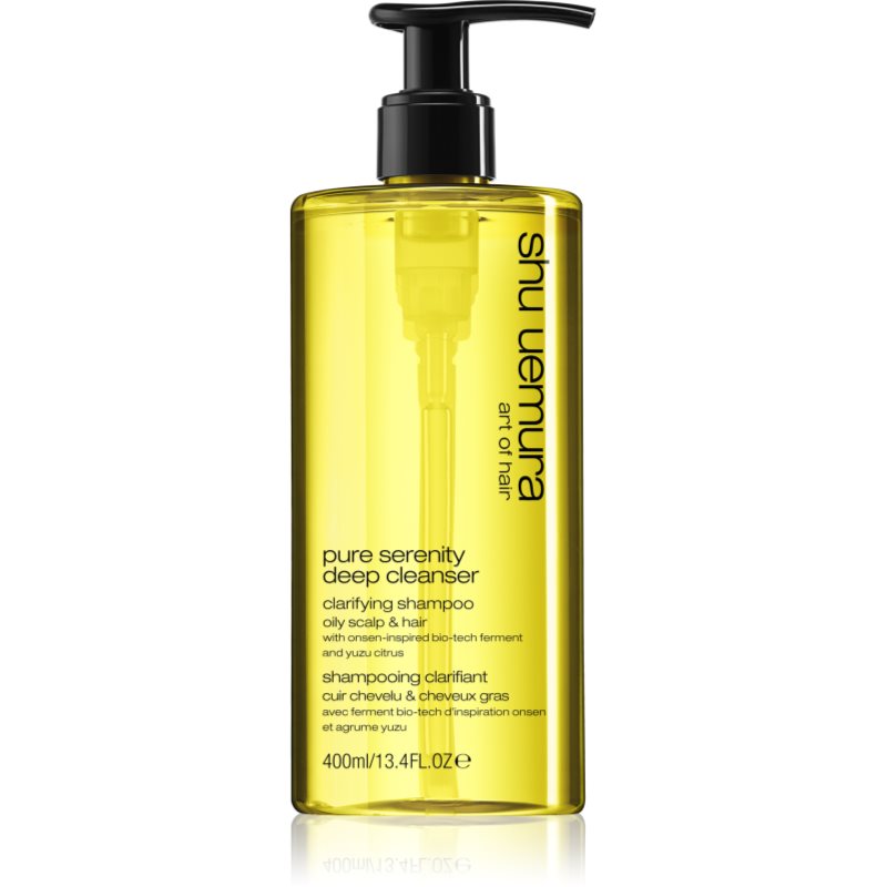 Shu Uemura Deep Cleanser Pure Serenity Shampoo Di Pulizia Profonda Per Capelli E Cuoio Capelluto Grassi 400 Ml