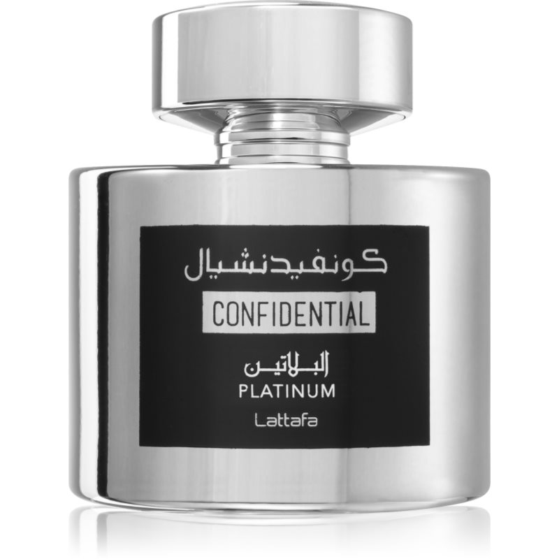 Lattafa Confidential Platinum Eau De Parfum Unisex 100 Ml