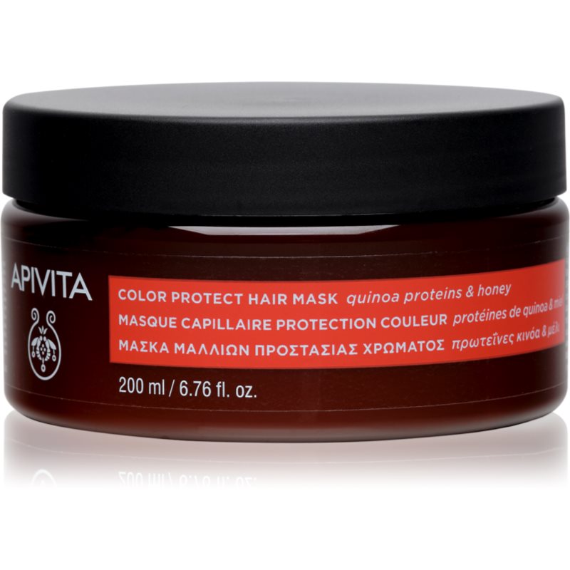 Apivita Color Seal Color Protect Hair Mask Maschera Per Capelli Protezione Colore 200 Ml