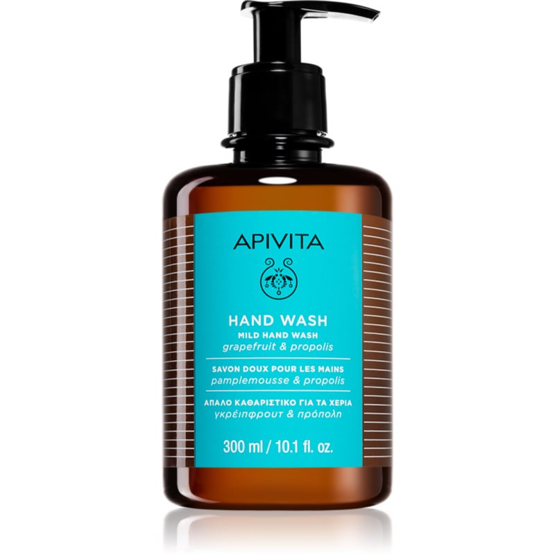 Apivita Hand Care Mild Hand Wash Sapone Liquido Delicato Per Le Mani 300 Ml
