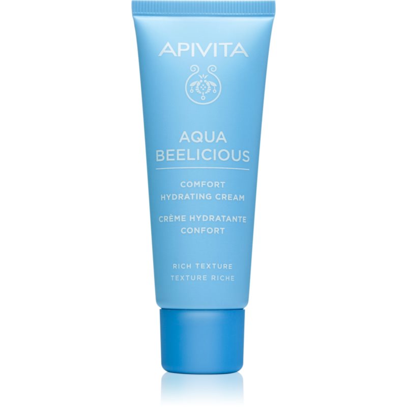 Apivita Aqua Beelicious Comfort Hydrating Cream Rich Crema Viso Nutriente Giorno E Notte Idratante 40 Ml