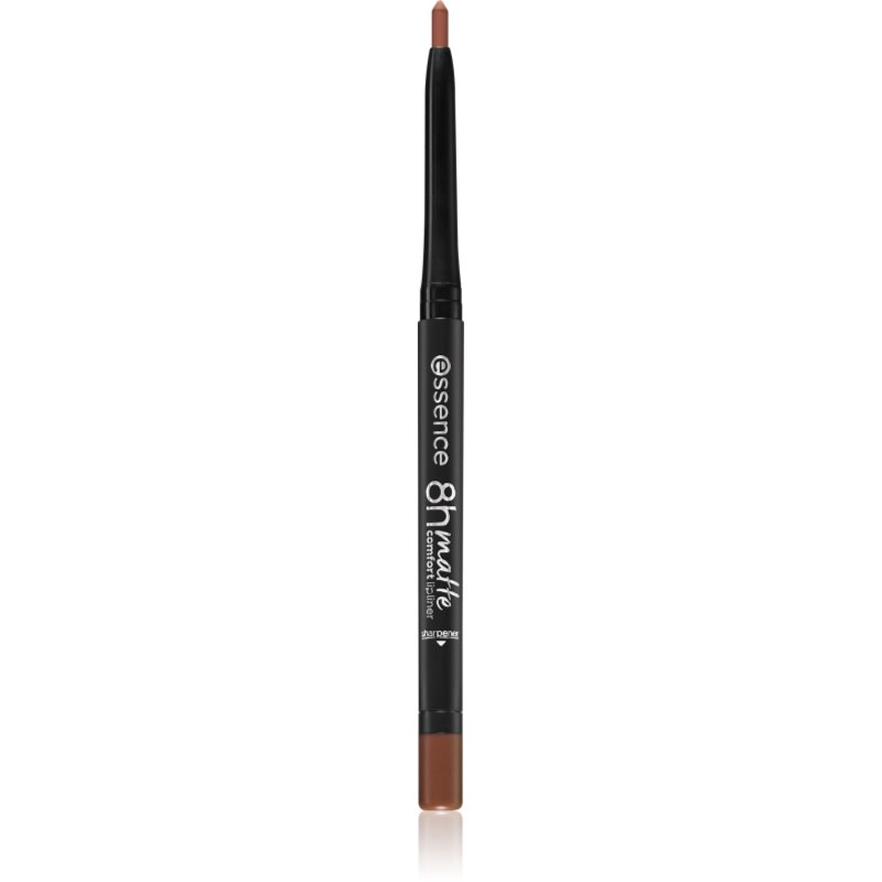 Essence 8H Matte Comfort Matita Labbra Matte Con Temperamatite Colore 01 Cinnamon Spice 0,3 G