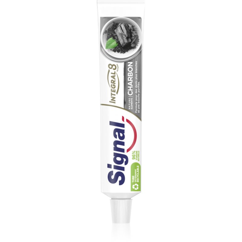 Signal Integral 8 Natural Elements Dentifricio Charcoal 75 Ml