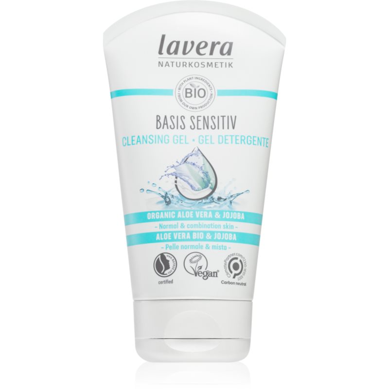 Lavera Basis Sensitiv Gel Detergente Delicato Per Pelli Normali E Miste 125 Ml